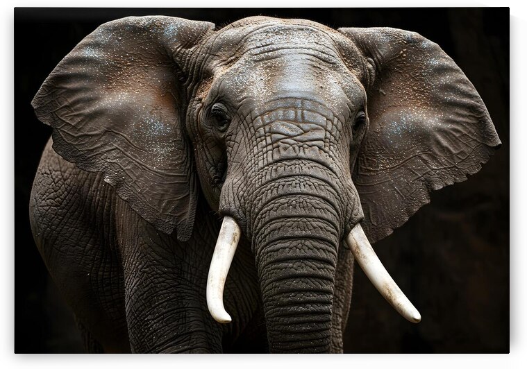 Whispers of the Wild An Elephant Portrait by JoArt