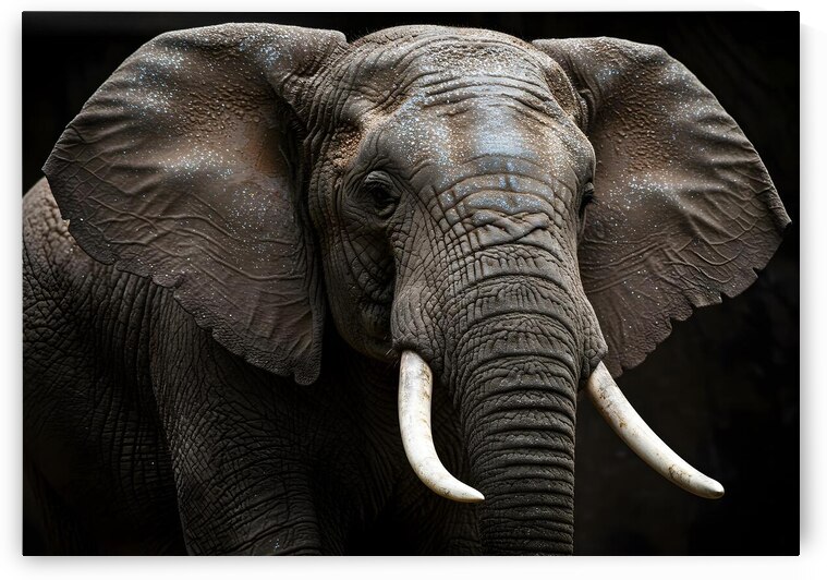 The Weight of Wisdom Elephant Tusks by JoArt