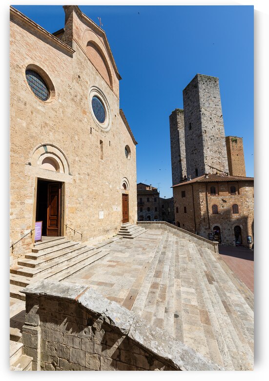 San Gimignano Italy travel destionation. Medieval tower skyscra by Paolo Modena