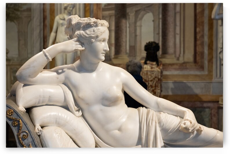 Rome Italy   Paolina Borghese Bonaparte as Venus Victrix by sc by Paolo Modena