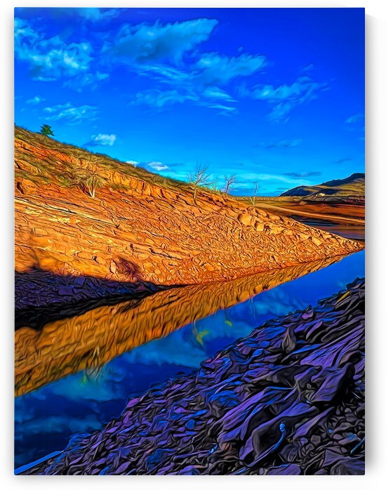 Water Rock Sky 1 by ArcheanArt