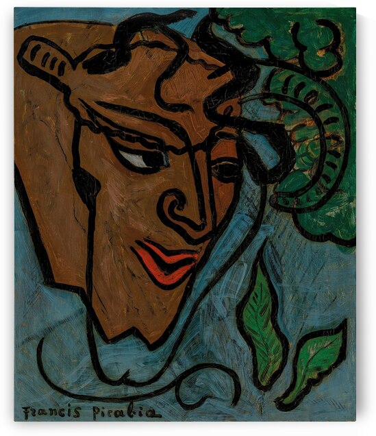 Tête de faune [circa 1934–1935] by Francis Picabia [1879–1953] by MyCozyFineArt