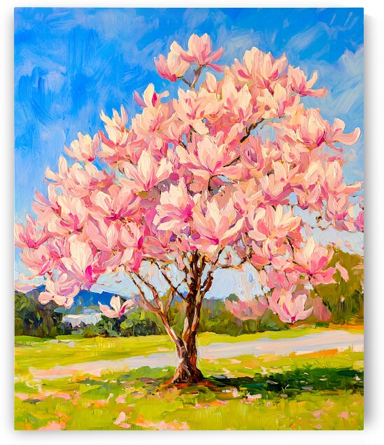 Magnolia Tree in Full Bloom by Travelling Light