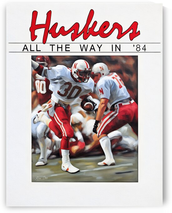 Huskers All the Way in 84 by Row One Brand