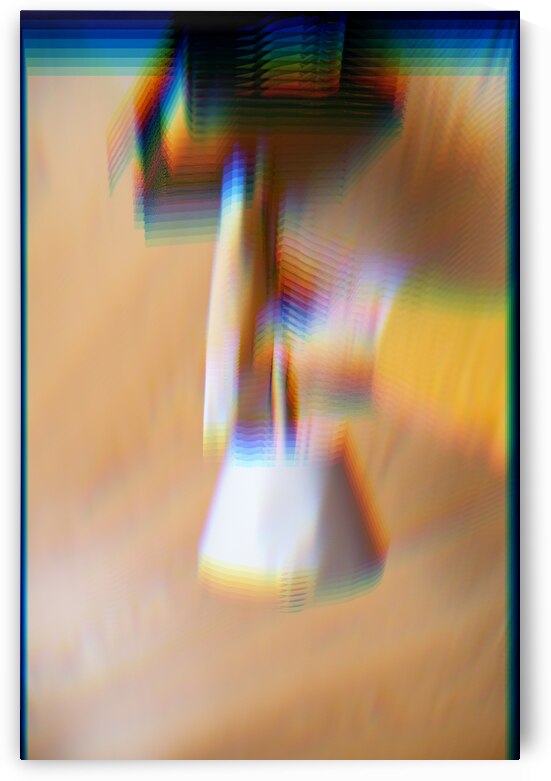 Colorful glitch abstract with pixelated distortion by Adrian H 