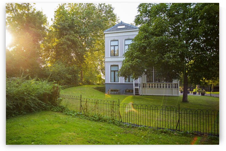 Sunlight flare over beautiful dutch architecture in the heart of Haarlem by Adrian H 