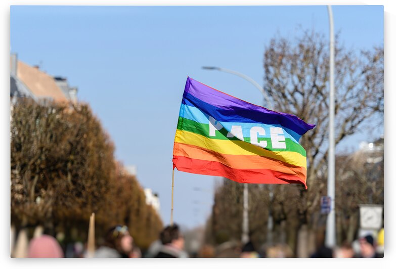 Protest front of Russian Consulate in solidarity with Ukrainians and against the war by Adrian H 