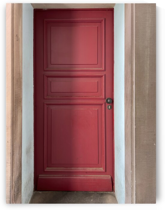 Majestic cleanly painted red door by Adrian H 