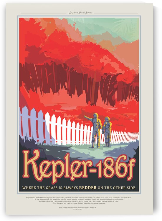 NASA Space Tourism   Kepler186f by AA Images