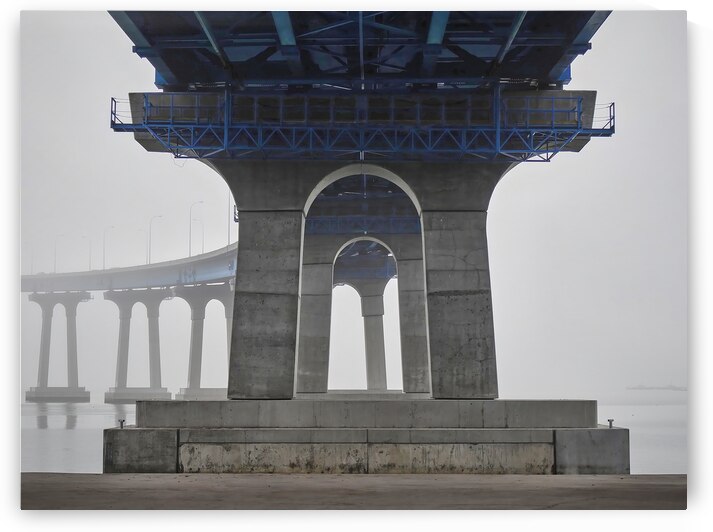 Coronado Bay Bridge Pylons Color by Ryan Cameron