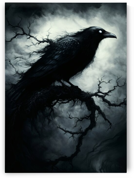 The Raven Omen of Shadows by Anne Laure GOUPIL