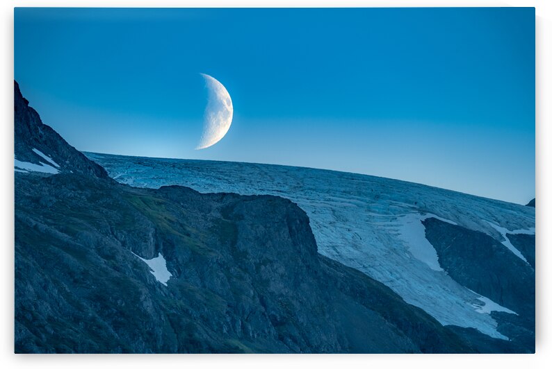 Moonset by Geoffrey Prior