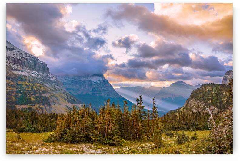Logan Pass Sunrise by Geoffrey Prior