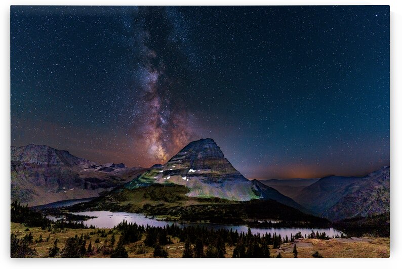 Bearhat Mountain Milky Way by Geoffrey Prior