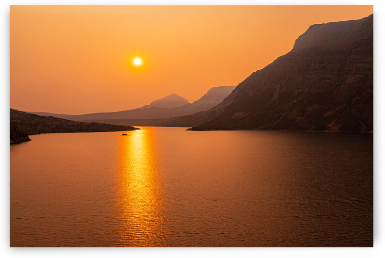 Smokey Sunrise by Geoffrey Prior