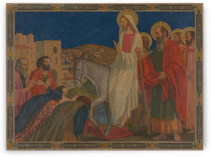Entry Into Jerusalem by Henry Siddons Mowbray [1858–1928] by MyCozyFineArt