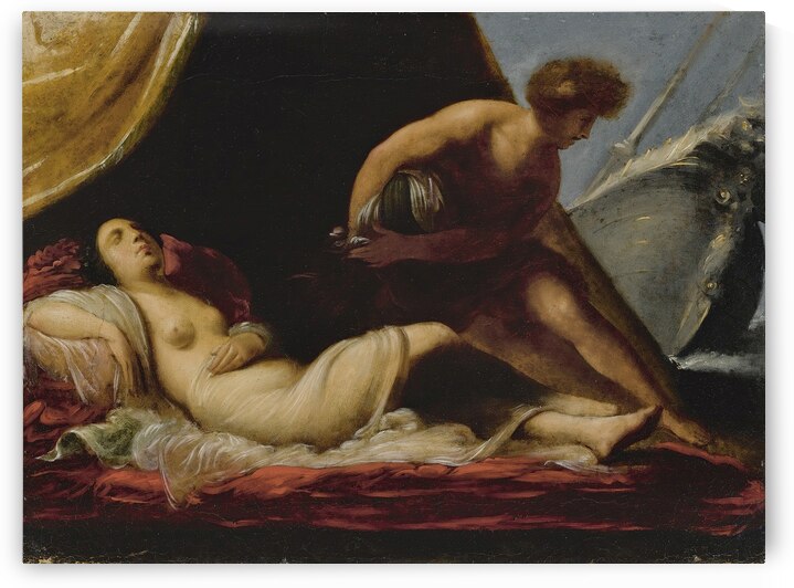 Theseus Abandoning Ariadne by Francesco Montelatici [1601–1661] by MyCozyFineArt