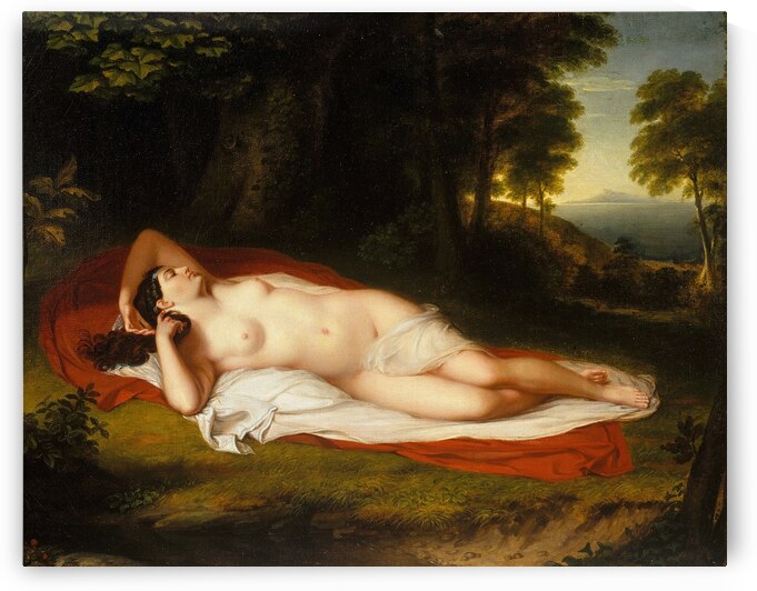 Ariadne [Ca. 1831–35] by Asher Brown Durand [1796–1886] by MyCozyFineArt