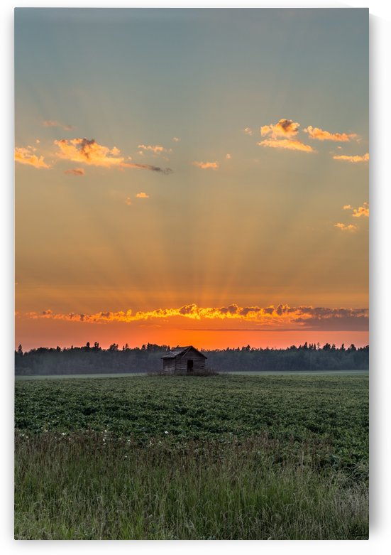 Sunset Hut by Jackson Brown
