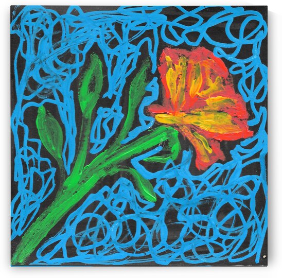 Orange Flower by Robert Burton