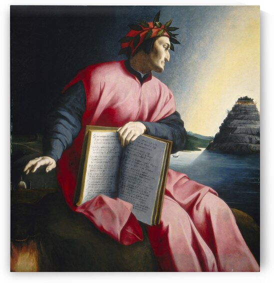 Allegorical Portrait of Dante [late 16th century] by Florentine 16th Century by MyCozyFineArt