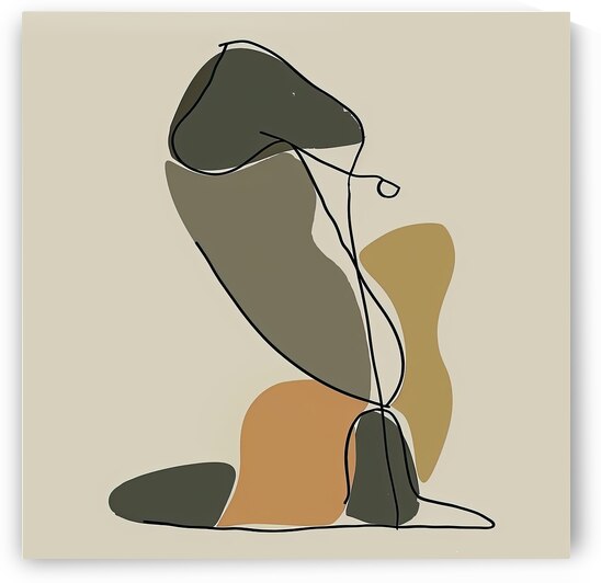 Abstract Form Study 29H8N 45 by Abstract Rebellion