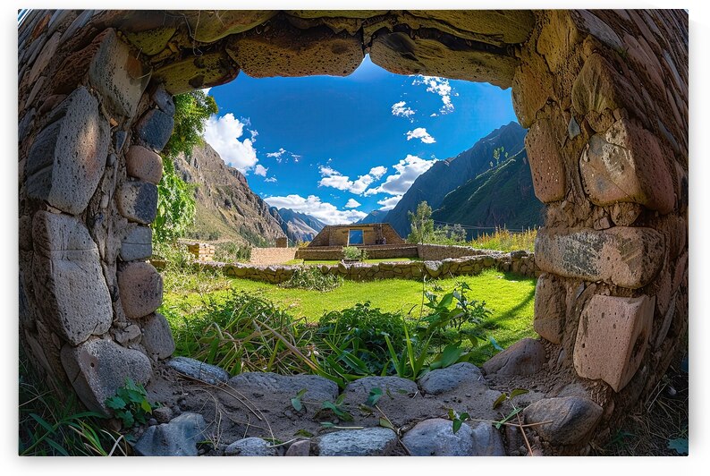 Andean Vista Through Time H2N9P2 47 by Abstract Rebellion