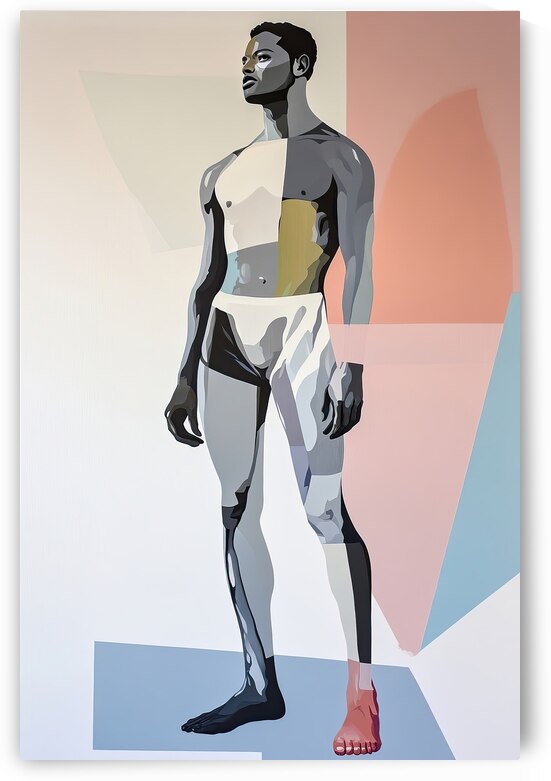 Angular Man Pose K9J7P2 65 by Abstract Rebellion