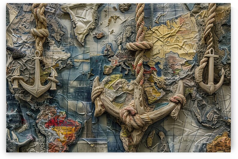 Anchors Away Map 92HJ8D 47 by Abstract Rebellion