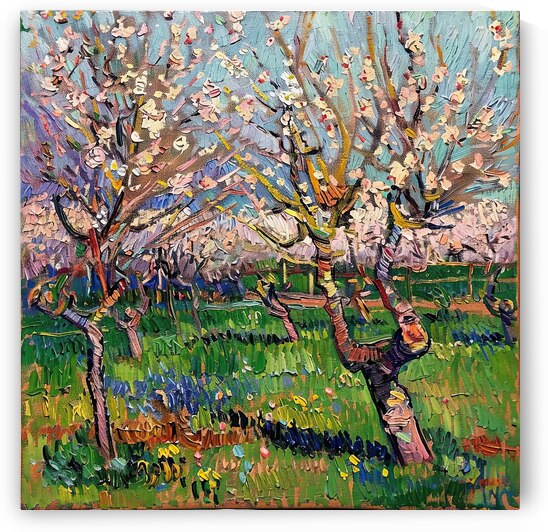 Almond Blossom Reverie H9P4N2 45 by Abstract Rebellion