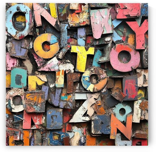 Alphabet Chaos 2P9H7N 60 by Abstract Rebellion