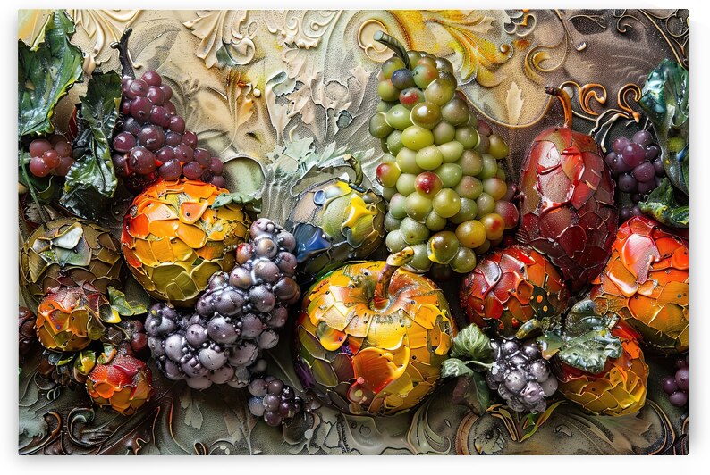 Abundant Harvest Still Life 29HBCJ 60 by Abstract Rebellion