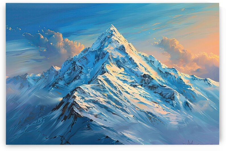 Alpine Glow Summit H2N9P2 45 by Abstract Rebellion