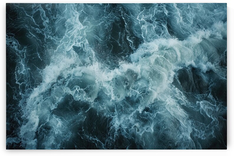 Aqua Marine Turbulence 2H9N3Z 45 by Abstract Rebellion