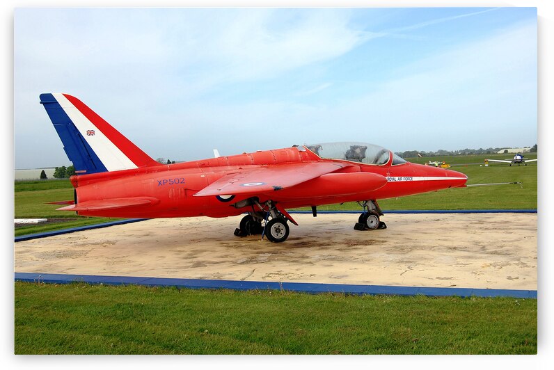 Folland Gnat XP502 painted as a Red Arrows aircraft by Ross Sharp