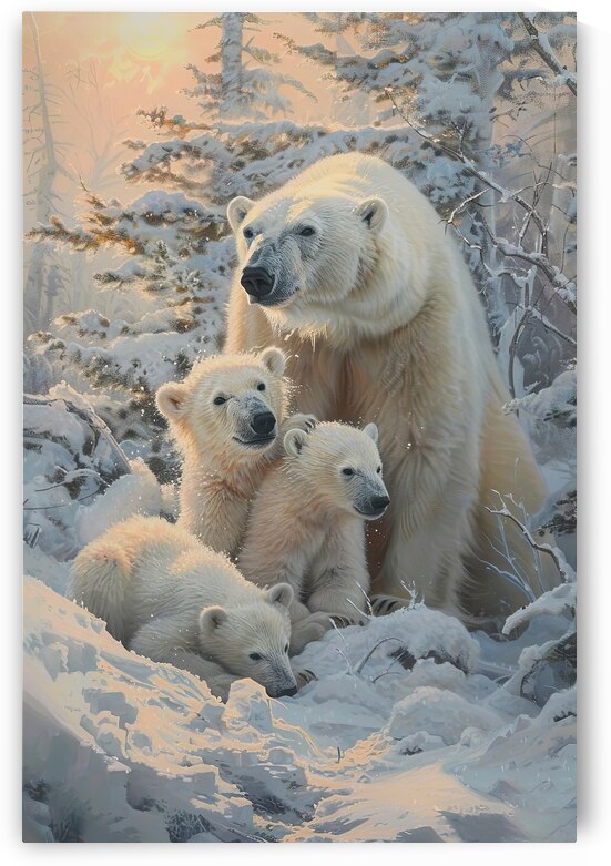 Arctic Family Portrait A7H2N9 45 by Abstract Rebellion