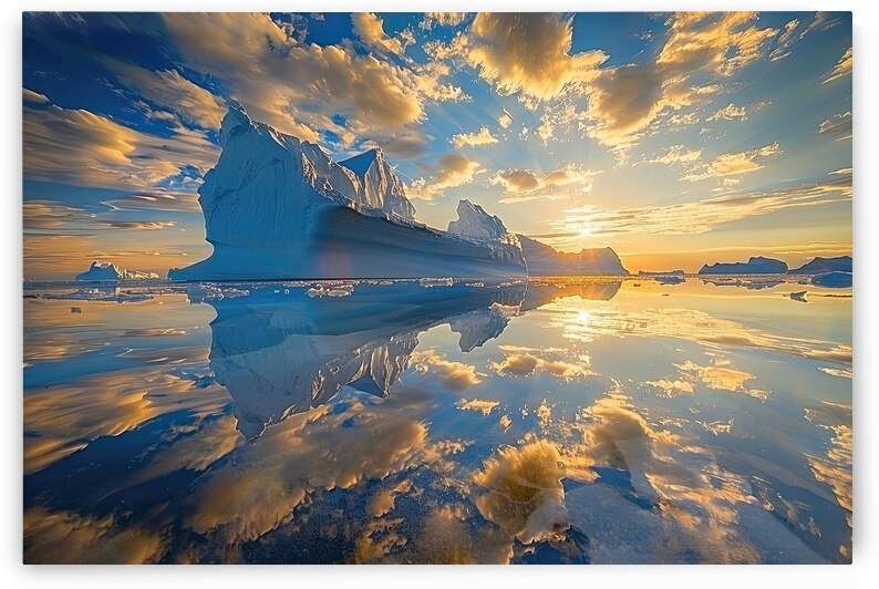 Arctic Sunset Glow H2N9P4 50 by Abstract Rebellion