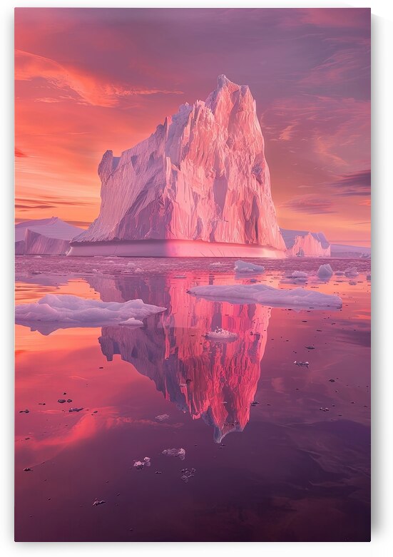 Arctic Sunset Glow H29PNZ 55 by Abstract Rebellion