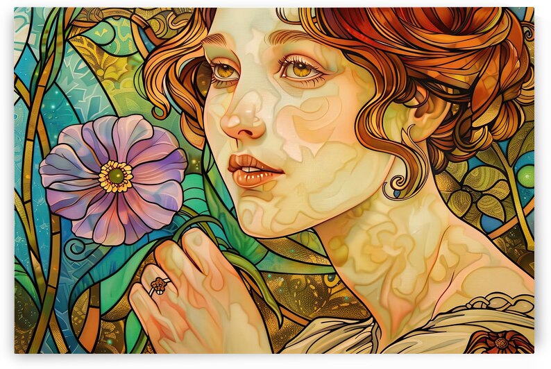 Art Nouveau Muse 8294HJ 48 by Abstract Rebellion