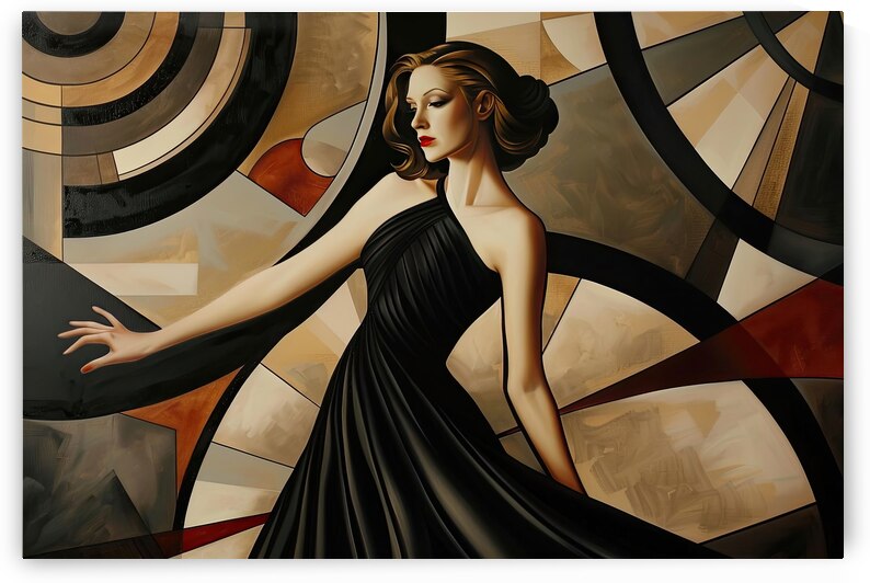 Art Deco Elegance 9P3NHJ 65 by Abstract Rebellion
