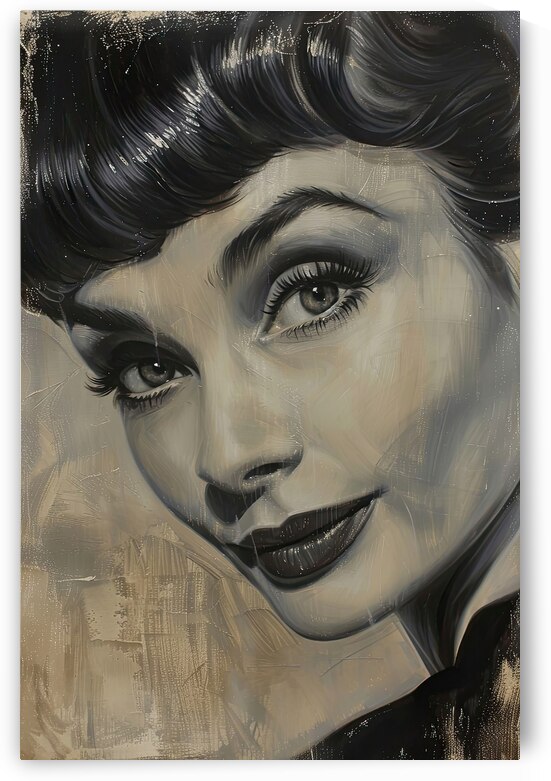 Audrey Hepburn Reimagined 7892B 48 by Abstract Rebellion