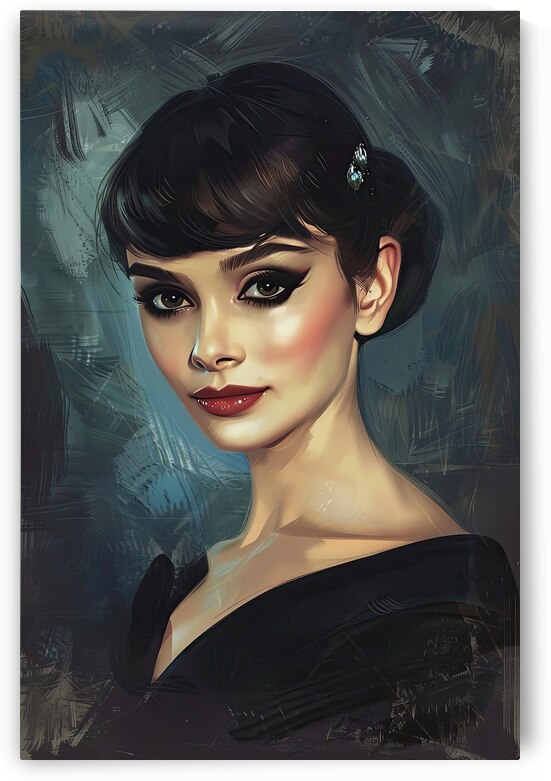 Audrey Hepburn Reimagined 7H29P4 48 by Abstract Rebellion