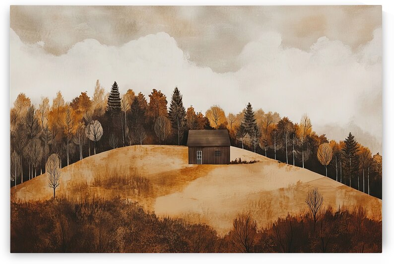 Autumn Cabin Reverie 9P3N7H 57 by Abstract Rebellion