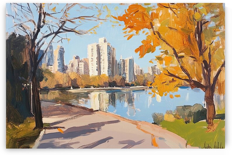 Autumn City Reflections 9H2N5Z 49 by Abstract Rebellion