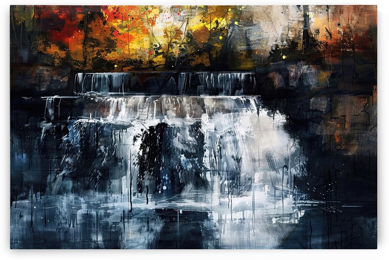 Autumn Cascade Flow H92D3N 58 by Abstract Rebellion