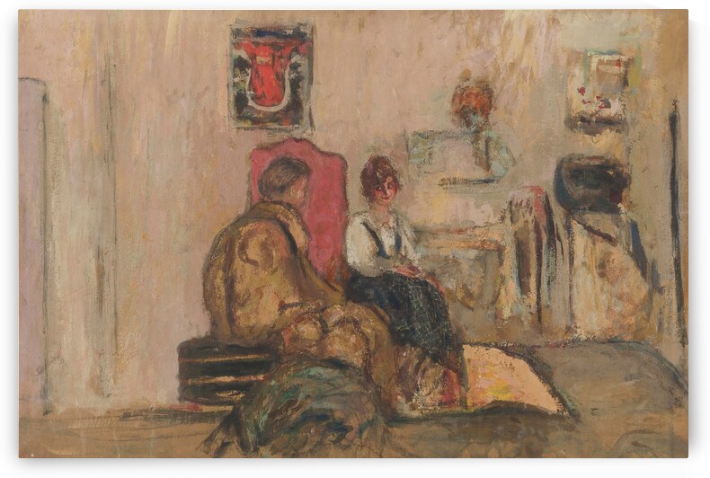 Yvonne Printemps Dans Sa Loge by Édouard Vuillard [1868–1940] by MyCozyFineArt