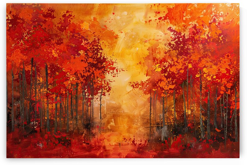 Autumn Embrace NH73B9 60 by Abstract Rebellion