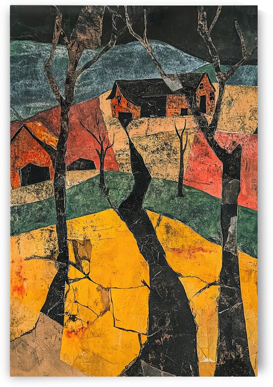 Autumn Farm Abstraction H92N5B 47 by Abstract Rebellion