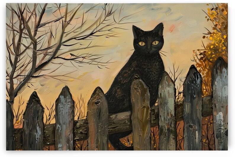 Autumn Fence Guardian 9P3N2H 45 by Abstract Rebellion