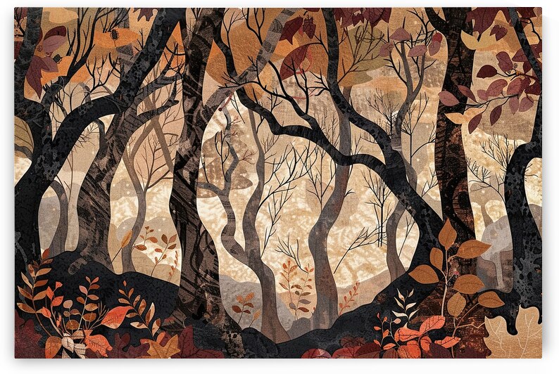 Autumn Forest Glow H2N3P9 47 by Abstract Rebellion